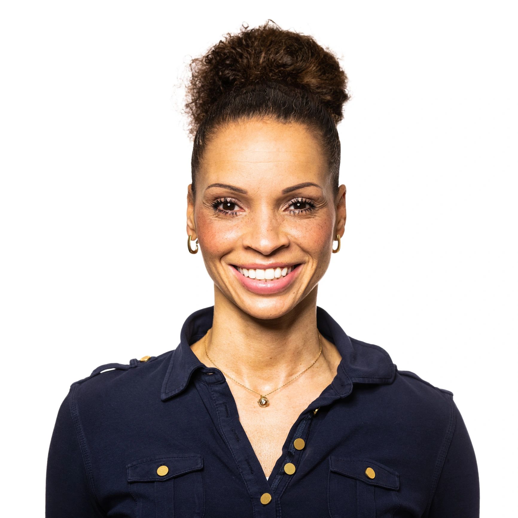 Professional headshot of a smiling woman